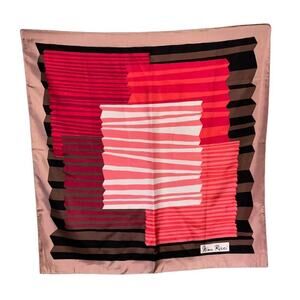 Vintage Nina Ricci 100% Silk Square Scarf